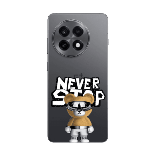 Oneplus 13 R Never stop Transparent Silicone TPU Θήκη